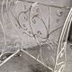 Bed former romantic wrought iron 1900
