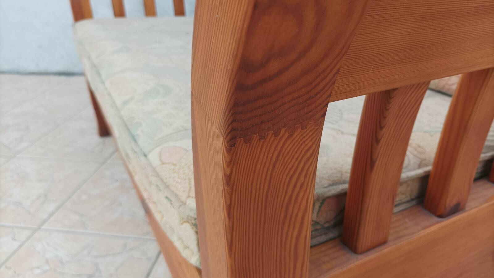 Vintage pine bench