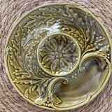 Set of 6 gien artichoke barbotine plates