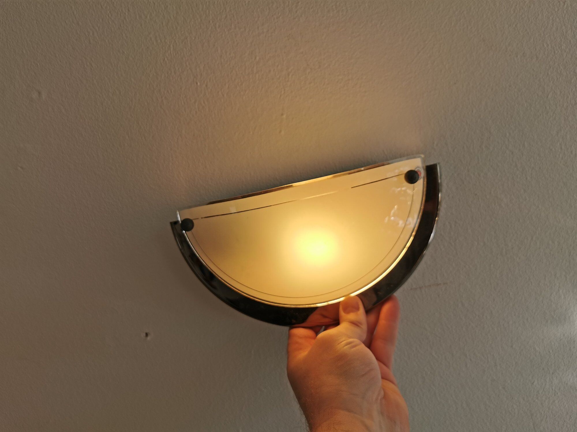 Set of 5 Danish Odreco wall lamps 80s 90s