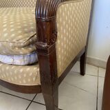 Early 19th century varnished mahogany sofa