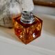Orange Murano glass Ice Cube table lighter attributed to Antonio Imperatore, Italy, 1970
