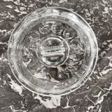 Art Deco molded glass sugar bowl