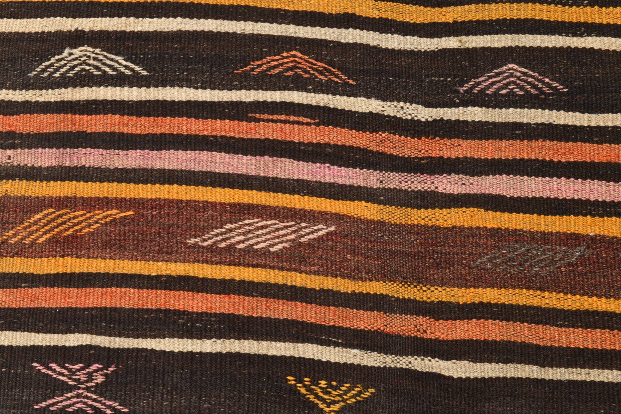 3x10 Persian Kilim Runner Rug, Vintage Distressed Runner Rug, 79x299Cm