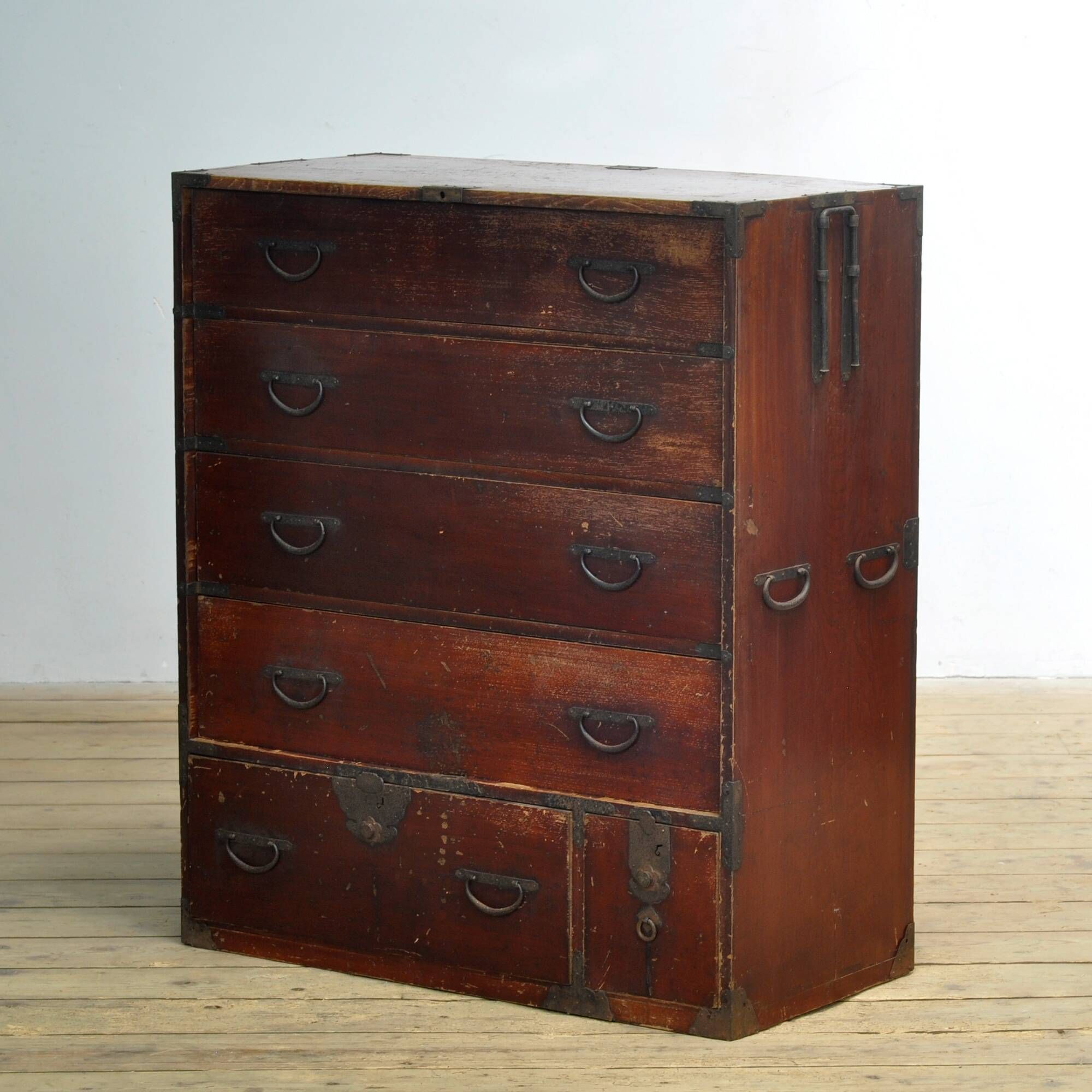 Japanese Tansu chest of drawers, circa 1870