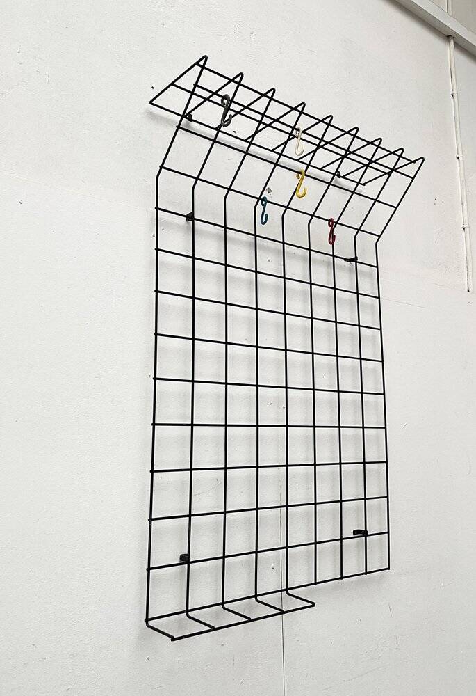 Minimalist German coat rack from the mid-century, 1960s.