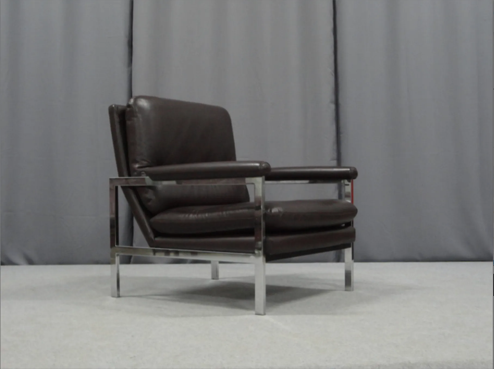 Leather armchair 1970