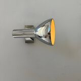 Vintage adjustable wall lamp, chrome-plated metal, France 1970