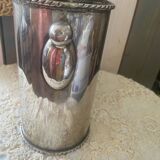 Silver metal bottle cooler