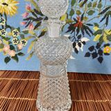 Molded glass decanter