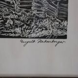 Woodcut by Engelbert Habersberger (1929-2006)