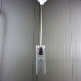 Lampe suspendue vintage en verre Kaiser Leuchten, années 1960