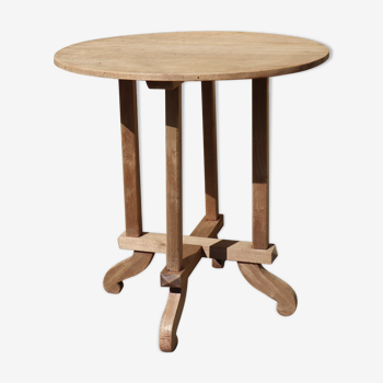 Side table wooden pedestal table design Brazil