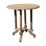 Side table wooden pedestal table design Brazil