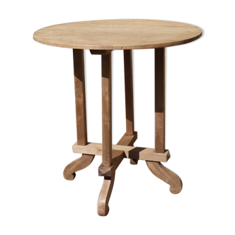 Side table wooden pedestal table design Brazil