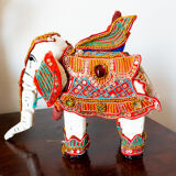 Éléphant articulé vintage