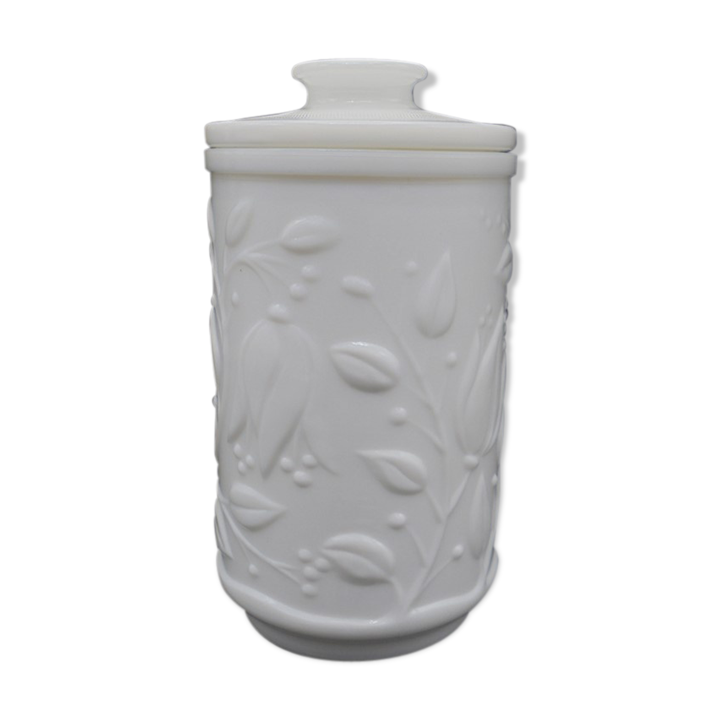 Bocal en verre opale
