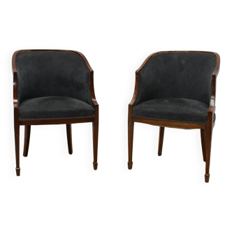 Pair of Gondola armchairs