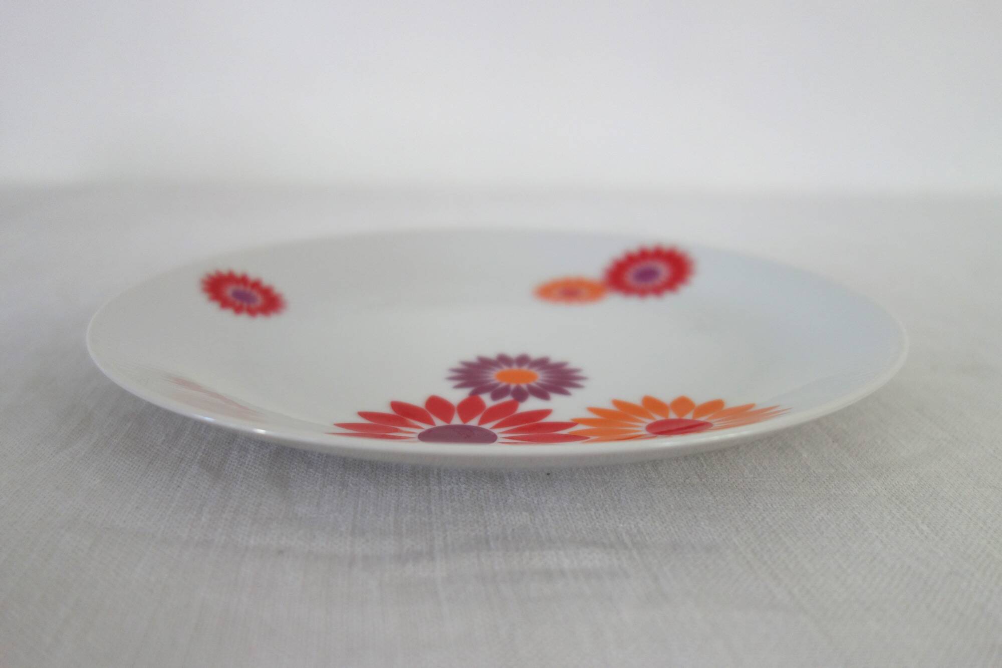 8 dessert plates Seltmann Weiden West Germany 70s