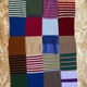 Wool patchwork plaid