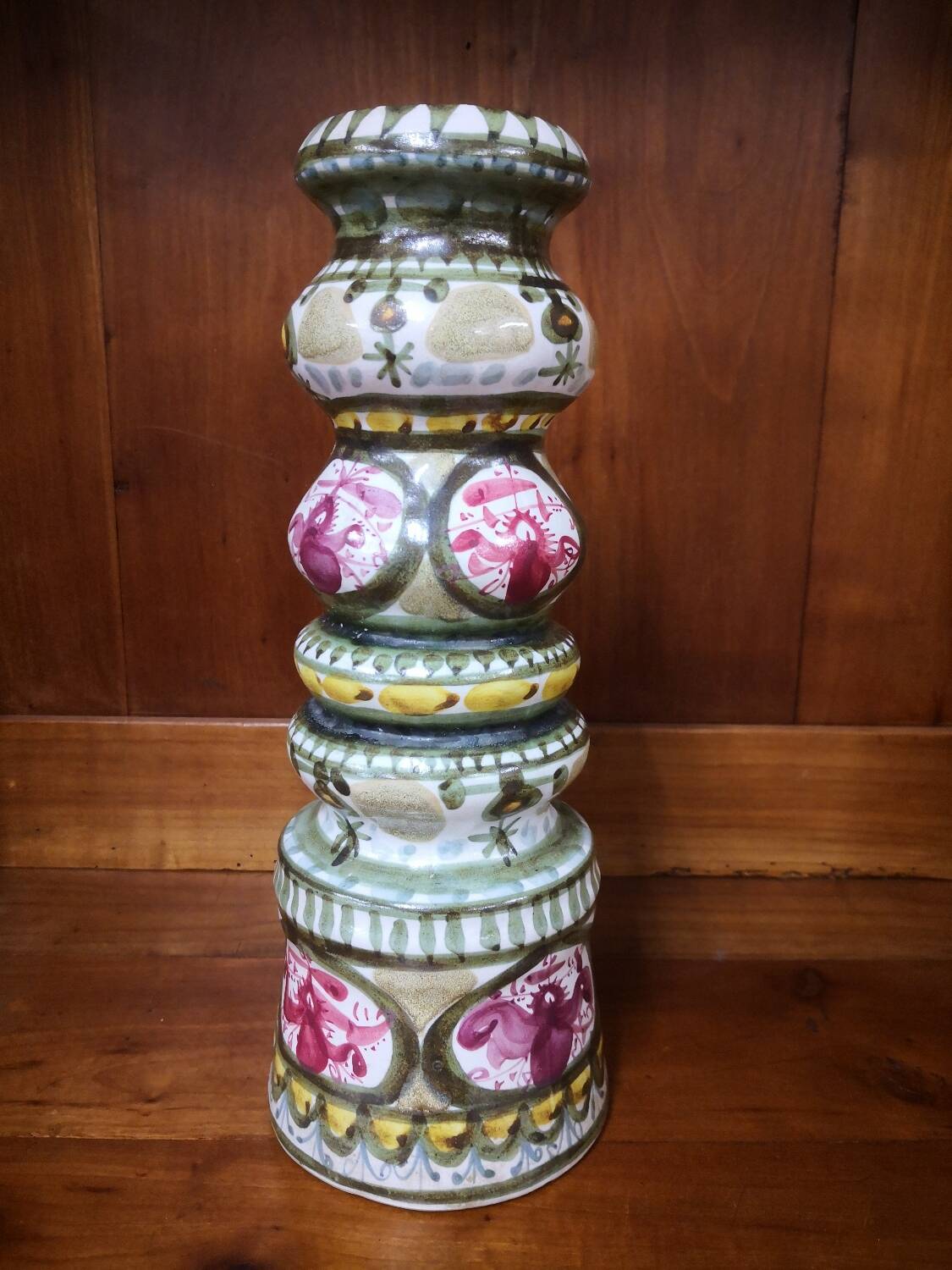 Keraluc Quimper ceramic candle holder
