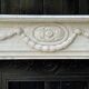 Louis XVI style fireplace in Carrara marble, circa 1880