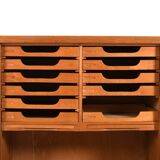 Hans Wegner Tambour Door Cabinet for Plan Møbler 1940s