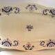 Large LONGCHAMPS oval serving dish with Rouen decor