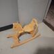 Wooden rocking horse