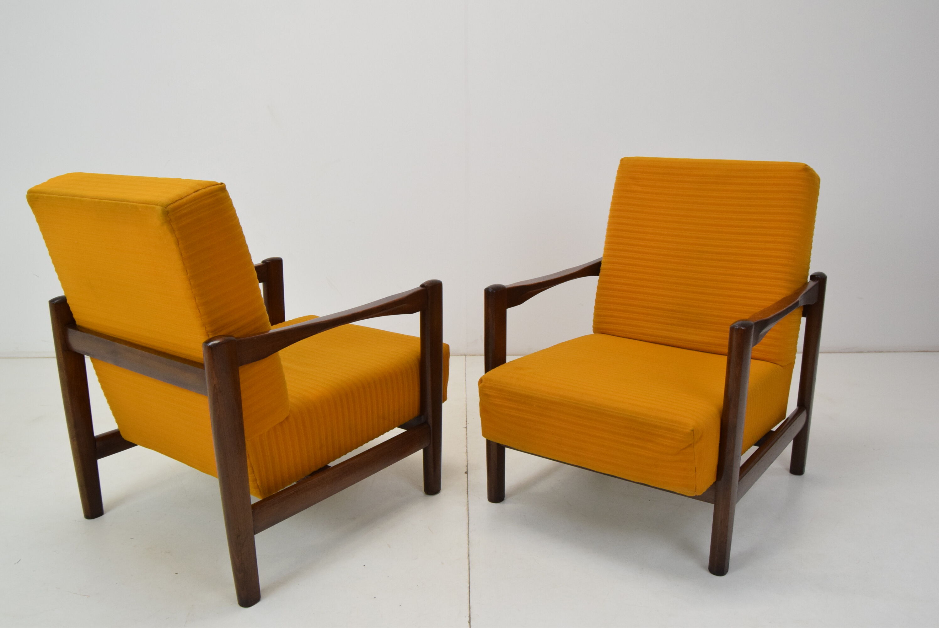 Pair of Mid-century Design Armchairs,1960's.