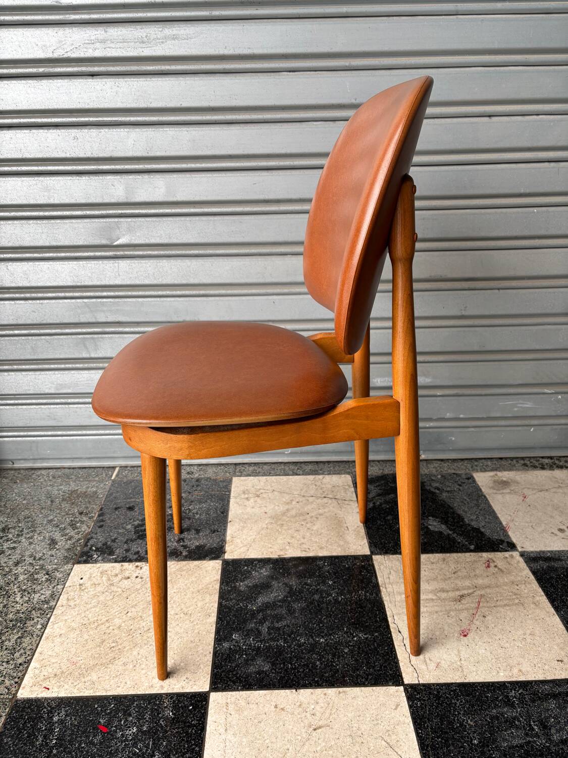 Series of 8 Pegase chairs by Baumann