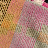 Large pink berber rug in wool boujad new 200x310 cm