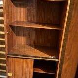 Vitrine en acajou verni 1960/70