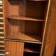 Vitrine en acajou verni 1960/70