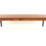 Banc minimaliste en teck, Suède, 1960