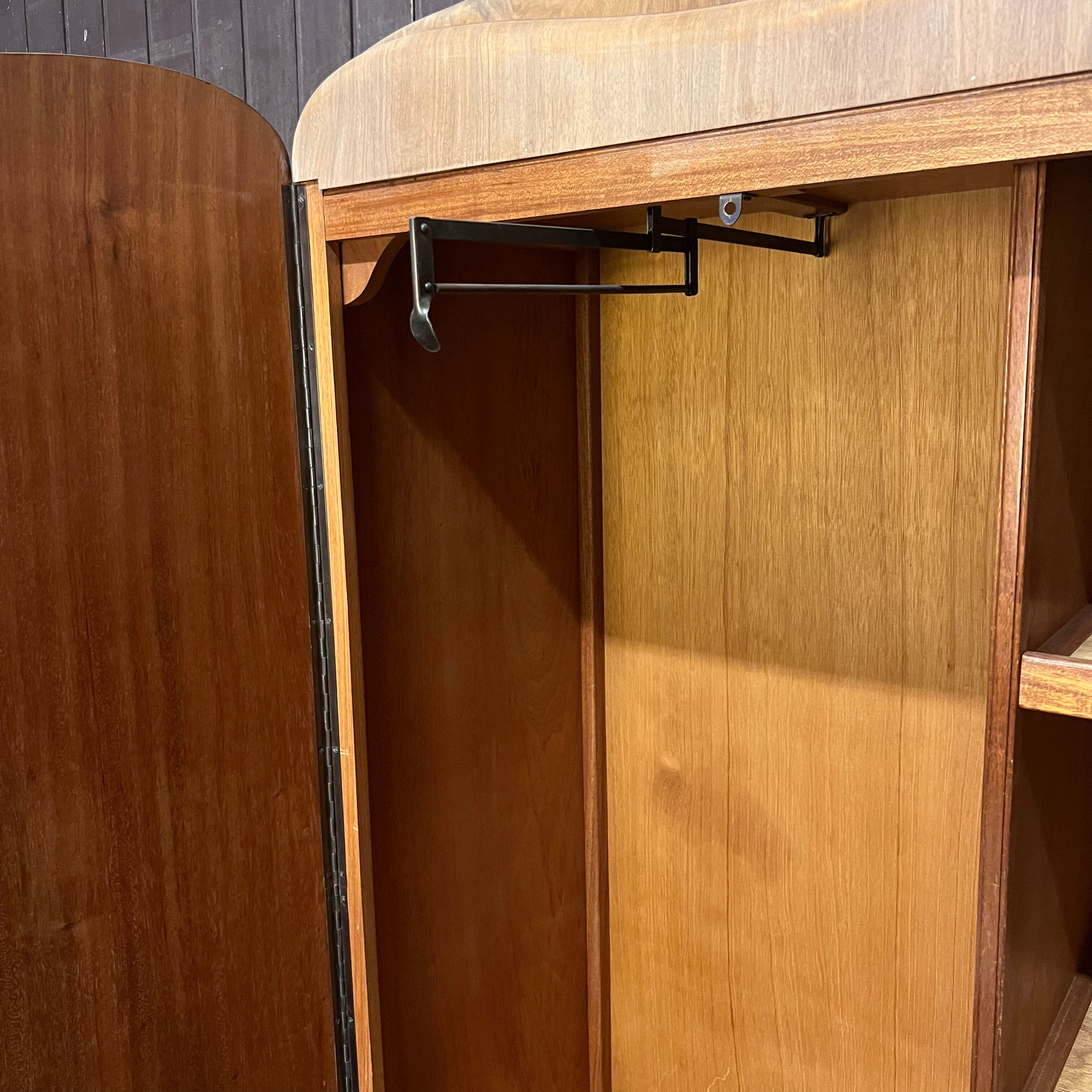 English Art Deco wardrobe Durable Suites LTD