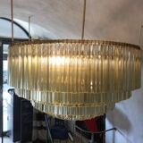 Magnificent Venini chandelier made in the 60s in Murano