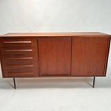 Enfilade danoise en bois, années 1960