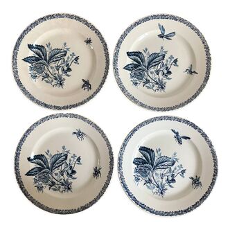 4 Terre de Fer flat plates