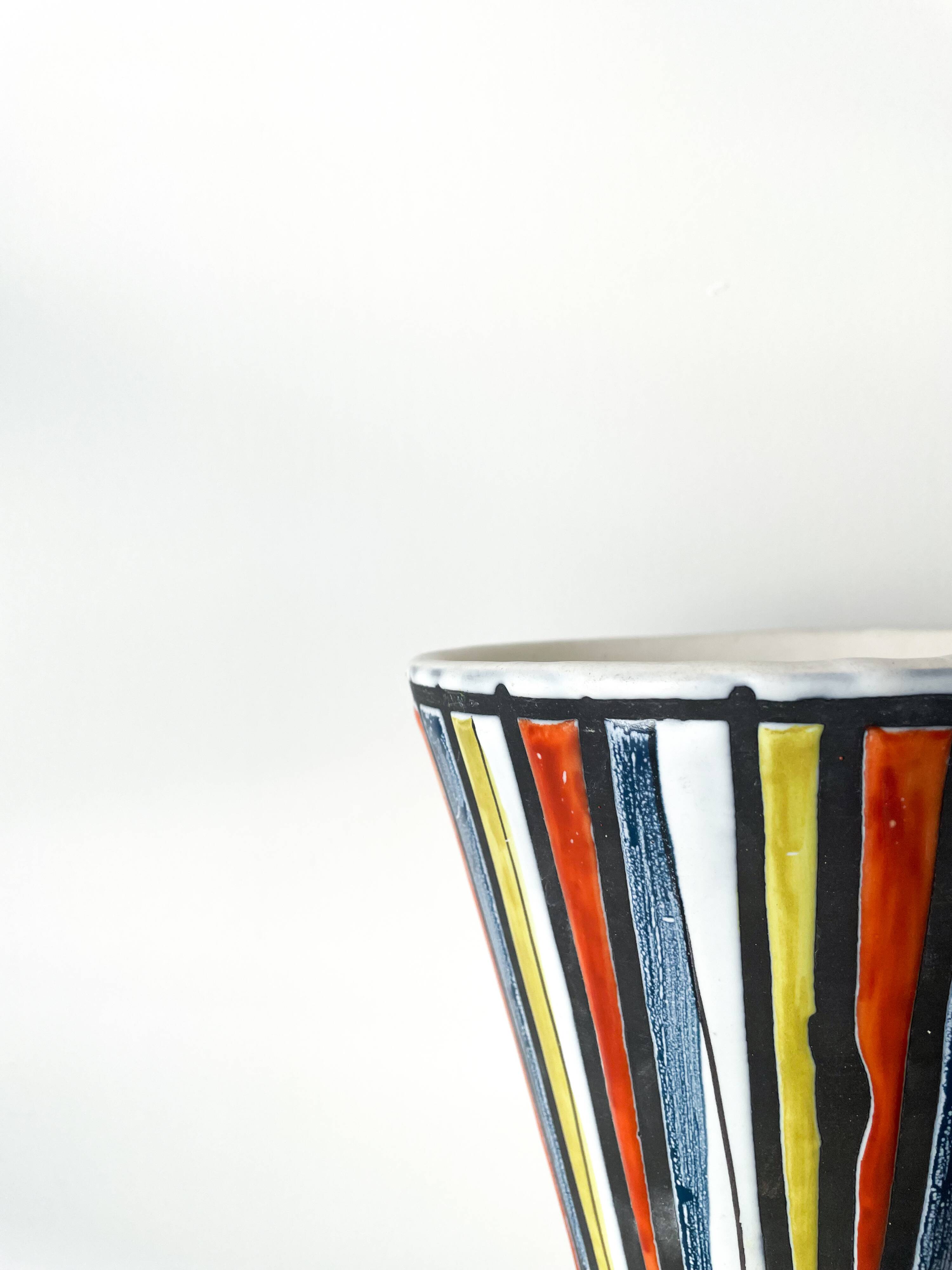 Vase Diabolo Roger Capron Vallauris