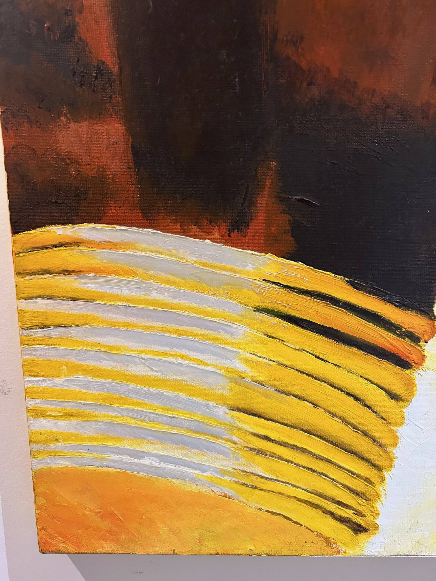 vintage oil portrait