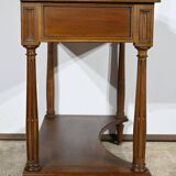 Table console en merisier, style Louis XVI, fin XIXème