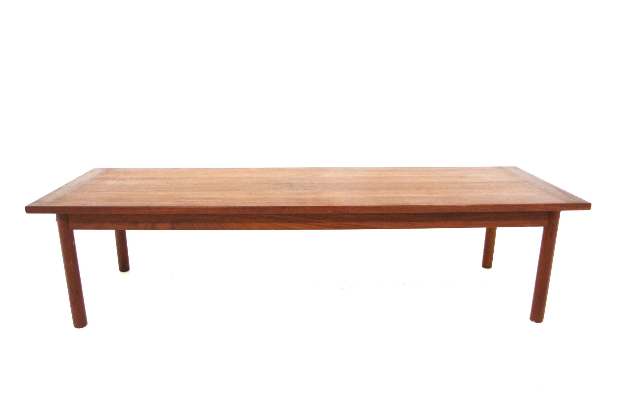 Banc minimaliste en teck Suède 1960