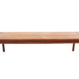 Banc minimaliste en teck Suède 1960