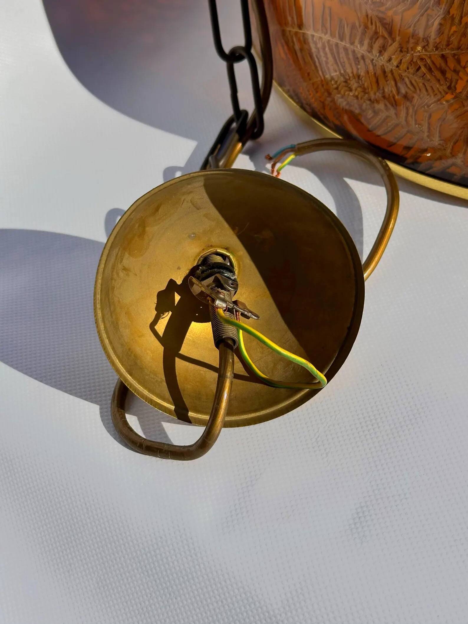 Gabriella Crespi Pendant Lamp – Italy, 1970s Vintage Retro
