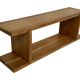 Vintage oak wall / book shelf 1970s wood minimalist design