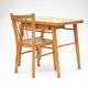 Baumann vintage desk, children's wooden desk with chair, desk with drawers.
