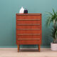 Commode en teck vintage osakeyhito 60/70