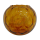 Vase ball vintage yellow years glass 60