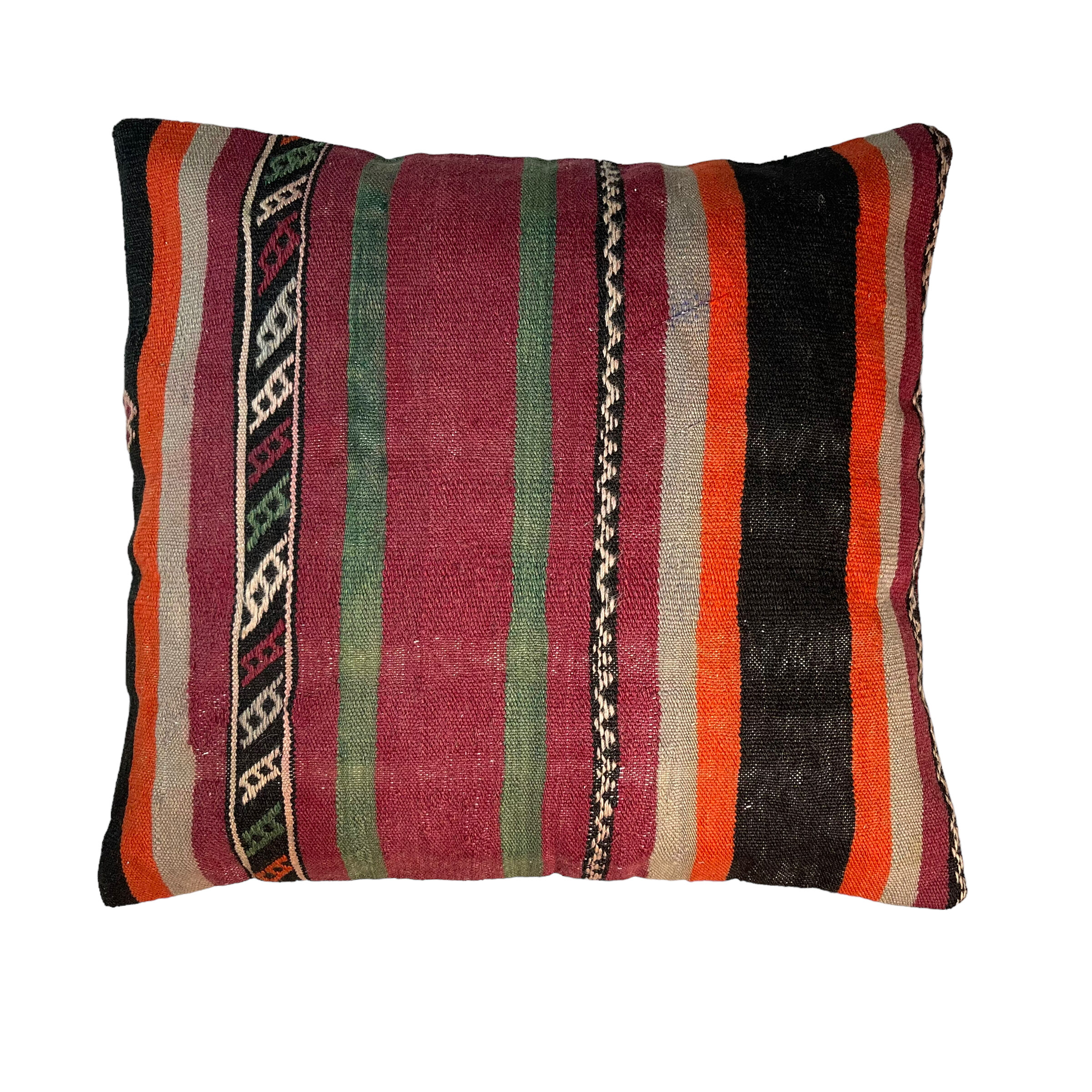 Vintage turkish kilim cushion cover
